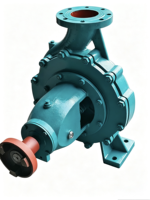 Pompe centrifuge horizontale monophasée à aspiration axiale pour eau claire, électrique, industrielle, haute efficacité, en fonte