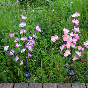 Sản Phẩm Mới <span class=keywords><strong>7</strong></span> Màu Thay Đổi Đèn Năng Lượng Mặt Trời Hoa Lan Hồ Điệp Đèn <span class=keywords><strong>Led</strong></span> Đèn Lồng Đèn Lồng Đầy Màu Sắc Đèn Cỏ - Product Image 3