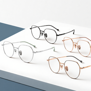 Kính mắt thời trang nam nữ bán buôn, gọng titan sáng bóng nhiều màu sắc - Product Image 1