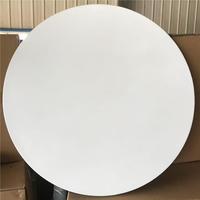 Table de bar ronde moderne en contreplaqué, haute, blanche, réglable en hauteur, pour usage commercial, bar à domicile et banquets en extérieur