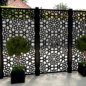 Pannello Decorativo in Alluminio Tagliato al Laser Stile Moderno Alumtimes, Schermo Impermeabile e Ignifugo per Recinzioni Esterne, Centri Commerciali, Ville e Hotel - Product Image 1