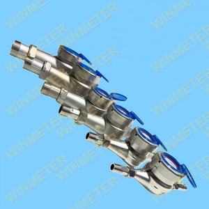 <span class=keywords><strong>Compteur</strong></span> d'<span class=keywords><strong>eau</strong></span> multijet DN50, boîtier en acier inoxydable 304/316, R100, haute température 150 ℃   pour l'industrie laitière, brasserie, vignerie, industrie chimique - Product Image 3