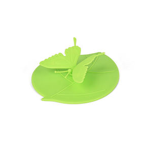 OEM ODM Cute Cartoon <b>Style</b> Eco-Friendly Leak-Proof Dustproof Butterfly <b>Head</b> Cup Lid Sealed Silicone Cover for Giveaways - Product Image 2