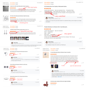 Vente en gros Nouveau modèle très populaire Boucles d'oreilles sirène scintillantes en or 14 carats plaqué or 925 avec zircone et <span class=keywords><strong>diamant</strong></span> naturel - Product Image 6