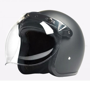 <span class=keywords><strong>Casco</strong></span> de moto de diseño <span class=keywords><strong>personalizado</strong></span> Retro Vintage <span class=keywords><strong>Jet</strong></span>, medio cara abierta, Carcasa de ABS - Product Image 3