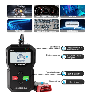 <span class=keywords><strong>เครื่อง</strong></span>มือวินิจฉัยรถยนต์ KONNWEI KW590 <span class=keywords><strong>OBD2</strong></span> จากโรงงานโดยตรง <span class=keywords><strong>เครื่อง</strong></span>ตรวจสอบการปล่อยมลพิษ <span class=keywords><strong>เครื่อง</strong></span>ทดสอบเซ็นเซอร์ O2 - Product Image 3