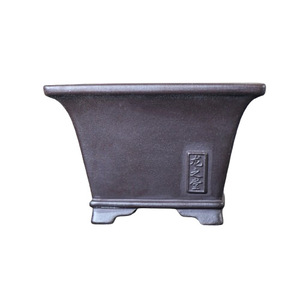 Maceta Cuadrada de Zisha para Bonsái, Hecha a Mano, de Arcilla Púrpura, Estilo Antiguo Chino, para Escritorio - Product Image 5