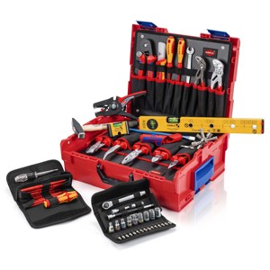 Ensemble d'outils électriques KNIPEX L-BOXX 43 en 1, kit professionnel pour électricien avec niveau et tournevis - Product Image 1