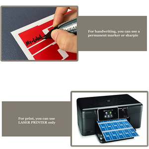 Étiquettes de câble étanches <span class=keywords><strong>écrire</strong></span> <span class=keywords><strong>sur</strong></span> des autocollants pour la gestion d'étiquettes de cordon de chargeur d'identification de marquage de fil - Product Image 3