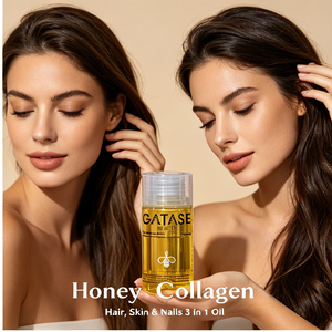 <span class=keywords><strong>Aceite</strong></span> Capilar <span class=keywords><strong>de</strong></span> Colágeno con Miel <span class=keywords><strong>de</strong></span> Marca Privada, Sérum Reparador Profundo, Tratamiento Nutritivo Anti-Frizz para Cabello Dañado y Seco, Elixir <span class=keywords><strong>de</strong></span> Brillo - Product Image 2