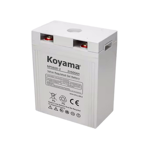 Batería de gel de ciclo profundo KOYAMA <span class=keywords><strong>2V</strong></span> 600AH batería estacionaria para iluminación de emergencia de telecomunicaciones del sistema solar - Product Image 1