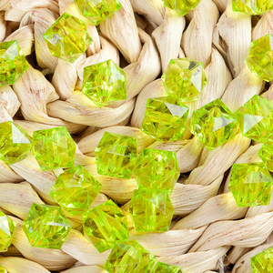 Acrylic Square <b>Beads</b> 12-14mm Loose For Jewelry Making Bulk Pack - Product Image 4