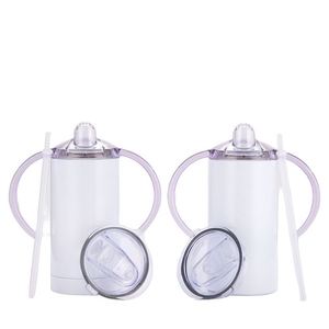 Gobelet isotherme à double paroi en acier inoxydable de 12 oz avec poignées pour bébé - Performance thermique de 6 à 12 heures - Utilisation à froid et à chaud - Product Image 3