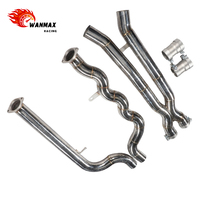 Tuyaux intermédiaires pour BMW S58 G80 G82 G87 M3 M4 M2 3.0T X Forme de tuyau Longueur égale Midpipe