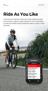 Compteur de vitesse sans fil ANT+ pour vélo BSC200S, navigation GPS, notification de <span class=keywords><strong>route</strong></span>, odomètre - Product Image 3