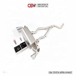 Pipa Knalpot Baja Tahan Karat atau Titanium, Model Yang Disesuaikan untuk Toyota Supra 3.0T Tahun 2019 untuk Hadiah - Product Image 6