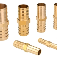 Raccord Droit en Laiton pour Tuyau DN25 1 pouce BSPT NPT, Connecteur Mâle pour Protection Incendie, Utilisation Eau et Gaz