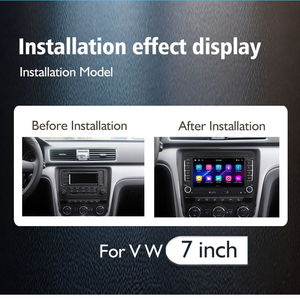 7 inch USB đa phương tiện Video Player cho Volkswagen Polo Bora chia màn hình CC MP3 <span class=keywords><strong>Android</strong></span> 13 Bảng điều khiển hỗ trợ đảo ngược xe cho Máy nghe nhạc - Product Image 3