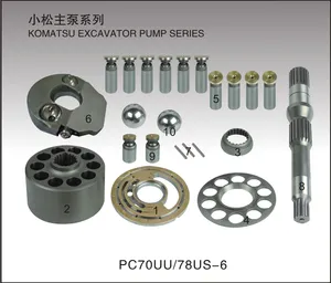 PC45 PC70UU parti della pompa idraulica dell'escavatore PC78US-6 con Kit di riparazione di ricambio KOMATSU