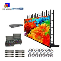 Écran LED de location extérieur P2.604mm avec boîtier étanche en fonte d'aluminium 500*500mm/500*1000mm, affichage numérique LED haute luminosité
