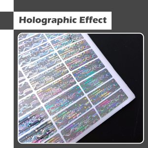 Tùy chỉnh 2D 3D Holographic nhãn giả mạo bằng chứng an ninh con dấu Sticker chính hãng bảo hành làm mất hiệu lực tự dính in ấn khuyến mãi hàng tạp hóa - Product Image 5