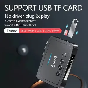 5.4 <strong>Receiver</strong> Transmitter <strong>FM</strong> Stereo AUX 3.5mm Jack RCA Optical Wireless Audio Adapter Remote Control for TV Car <strong>Kit</strong> - Product Image 3
