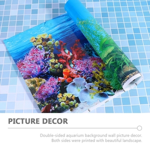 3D Fish Tank <strong>Background</strong> Picture DIY Decorative Aquarium Backdrop Picture - Product Image 3