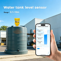 Medidor de Nivel de Radar de Largo Alcance Personalizado de 10 m con Precisión de 2 mm, WiFi 2.4G y Aplicación Tuya para Tanques Sépticos