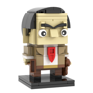 MOC7512 <span class=keywords><strong>Mr</strong></span>.Bean 115 pièces briques à tête carrée comédie de mode produite par Tiger Aspect assembler des blocs de construction de la série télévisée jouets pour enfants - Product Image 4