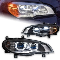 Projecteurs laser LED CREULI pour BMW X5 E70 2007-2013, feux de jour DRL, clignotants, Plug & Play, Vente Flash