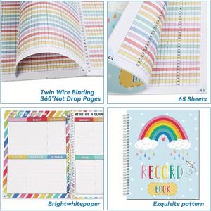 <span class=keywords><strong>Carnet</strong></span> <span class=keywords><strong>de</strong></span> notes pour enseignant à spirale avec sections Gratitude et <span class=keywords><strong>Santé</strong></span> pour l'organisation en classe et le développement personnel - Product Image 3