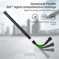 Antena Omnidireccional de Fibra de Vidrio con Cuello de Cisne 4G/2.4G/5.8G, Conector N-Macho, Flexible, Alta Ganancia 7-6dBi para Red WLAN WiFi 4G