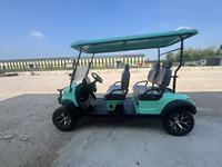 Voiturette de golf électrique 4 places 2026, scooter de mobilité motorisé à batterie lithium 4 roues, mini-golf pour adultes pour routes non publiques