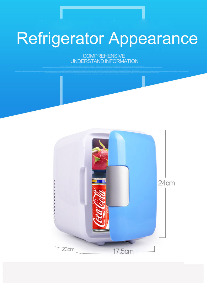 MINi Portable Car Refrigerator 6L Mini Refrigerator Car Refrigerator 12V Cooler Heater General Auto Parts