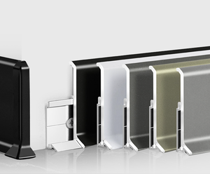 قاعدة جدارية من سبائك الألومنيوم المقوى 26 مم356، قاعدة جدارية بسيطة التصميم، قاعدة معدنية من الفولاذ المقاوم للصدأ - Product Image 2