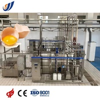 Ligne de production entièrement automatique de liquide d'œuf avec pasteurisateur pour usine industrielle
