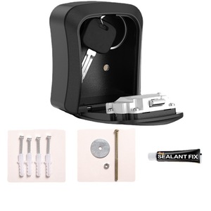 Key <b>Box</b> <b>Combination</b> <b>Lock</b> Plastic Wall Mount 1 Compartment For Home Decoration And Construction Sites Durable - Product Image 2