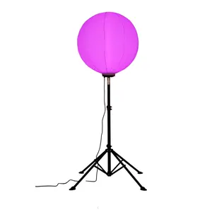 RGB control lighting inflatable tripod balloon for outdoor events