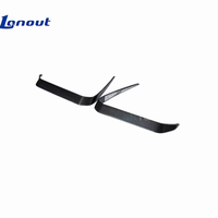 Kit de Mejora para Automóvil Compatible con BMW X6 G06, Estilo PK Modificado, Alerones Delanteros de Fibra de Carbono Seca, Aletas Delanteras