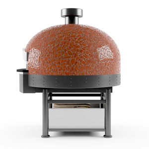 Oven Pizza Italia Kayu / Gas Oven Pizza Komersial Peralatan Panggang - Product Image 5