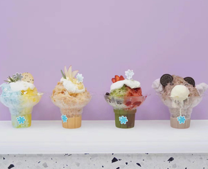 Vasos de Plástico para Conos de Nieve - Vasos para Hielo Raspado, Vasos para Helado en Forma de Flor, Tazones para Smoothies de Nieve y Postres Dulces y Ácidos para Llevar - Product Image 6