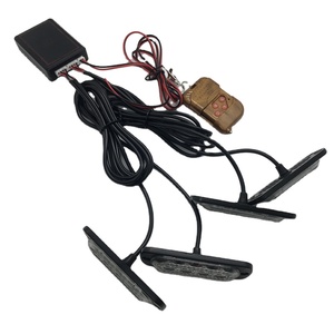 Luz para parrilla de coche de 16LED, luz para capó, luz de emergencia remota inalámbrica <span class=keywords><strong>intermitente</strong></span>, luz de advertencia estroboscópica roja y azul para <span class=keywords><strong>BMW</strong></span> - Product Image 6