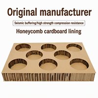 Inserts en carton alvéolé personnalisés avec emballage intérieur en carton recyclable pour la protection des produits