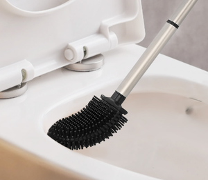 Porte-<span class=keywords><strong>brosse</strong></span> de toilette mural en acier inoxydable avec <span class=keywords><strong>brosse</strong></span> souple en TPR - Product Image 5