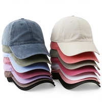 Gorra de Béisbol Clásica de Algodón Lavado, Estilo Urbano Moderno, Vintage, Lisa, Ajustable, Fabricación OEM Personalizada