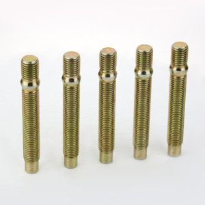 M14x1.25 M12x1.50 Goujons <span class=keywords><strong>de</strong></span> <span class=keywords><strong>roue</strong></span> en acier Double goujons 90mm <span class=keywords><strong>de</strong></span> <span class=keywords><strong>long</strong></span> Nouvel état Zinc DNC72425 Couleur - Product Image 1