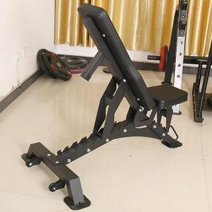 Коммерческая регулируемая скамья для гантелей, набор для жима штанги со штангой и скамейкой, складная стойка для приседаний - Product Image 5