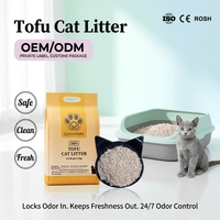 Litière pour chat naturelle, écologique, premium, facile à nettoyer, biodégradable, pour les distributeurs en gros à l'échelle mondiale