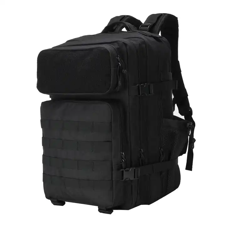 45l black outdoor casual sports backpacks