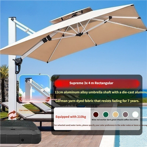 6,000 Unidades de Sombrillas Modernas para Exteriores con Postes de Aluminio y <span class=keywords><strong>Tela</strong></span> de Poliéster para Jardín, Hotel, Cafetería y Muebles de Exterior - Product Image 3